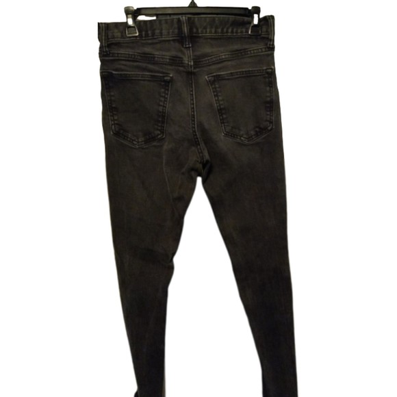 Old Navy Jeans: Vintage Old Navy Black Acid Washed Jeans - Classic '90s Style - Picture 3 of 5